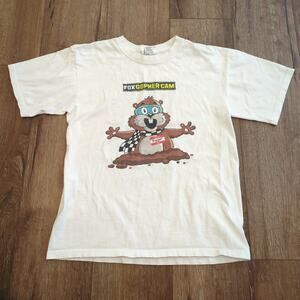 VTG Chase Authentics Adult Medium Nascar Fox Sports Gopher Cam Digger Squirrel